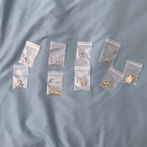 Gold and Silver Earrings